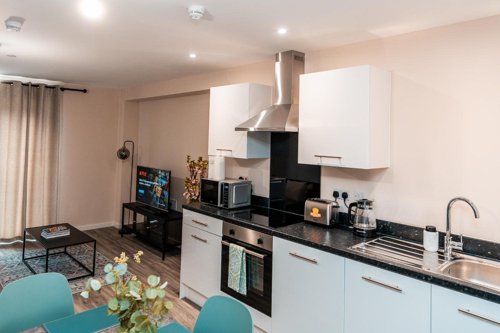 Appartement Entire 2 Bedroom And 2 Bathroom In -free Underground Parking Manchester